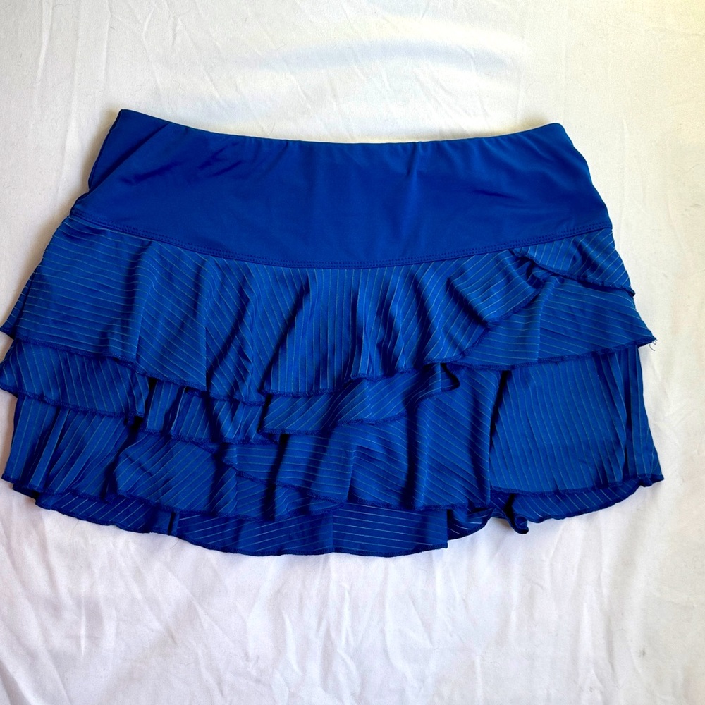 Lucky in Love Royal Blue Layered Mini Skirt